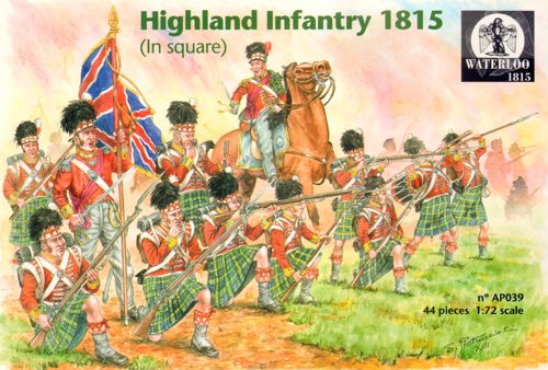 Scottish Highland Infantry 1815 (in square) - Click Image to Close