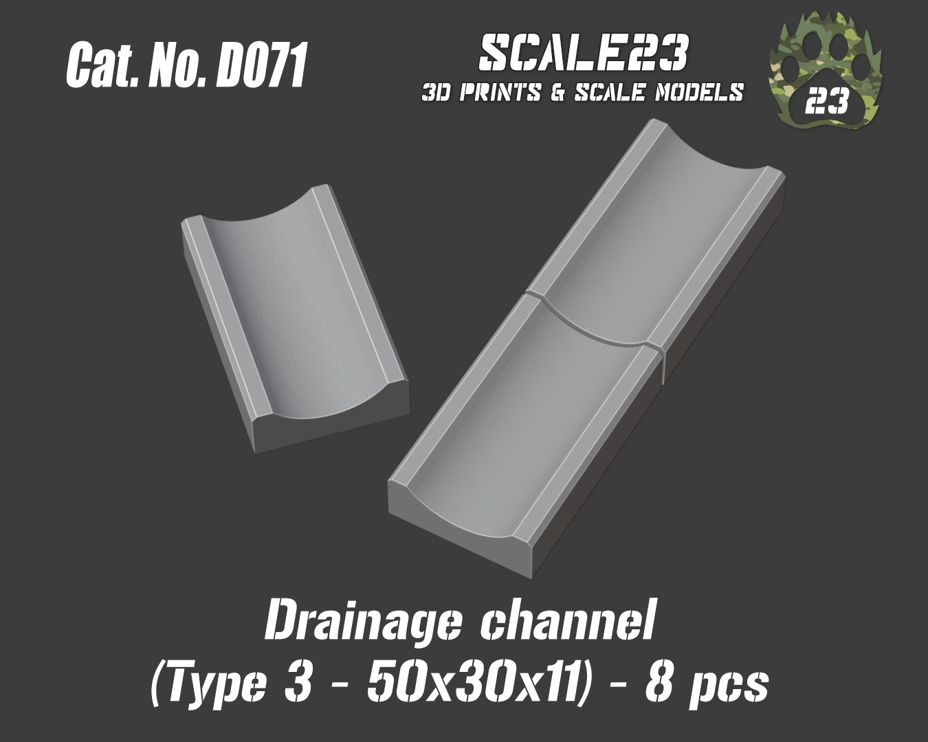 Drainage channel 50x30x11 (8p) - Click Image to Close