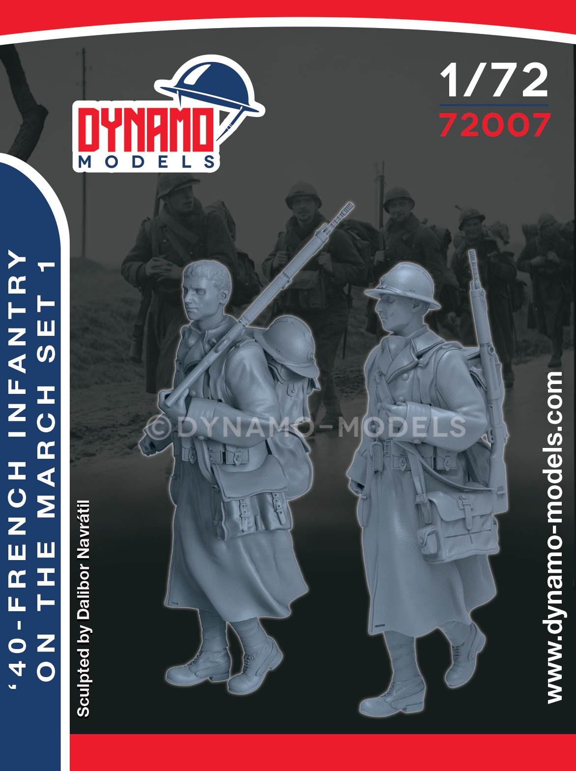 French Infantry Marching - France 1940 - set 1
