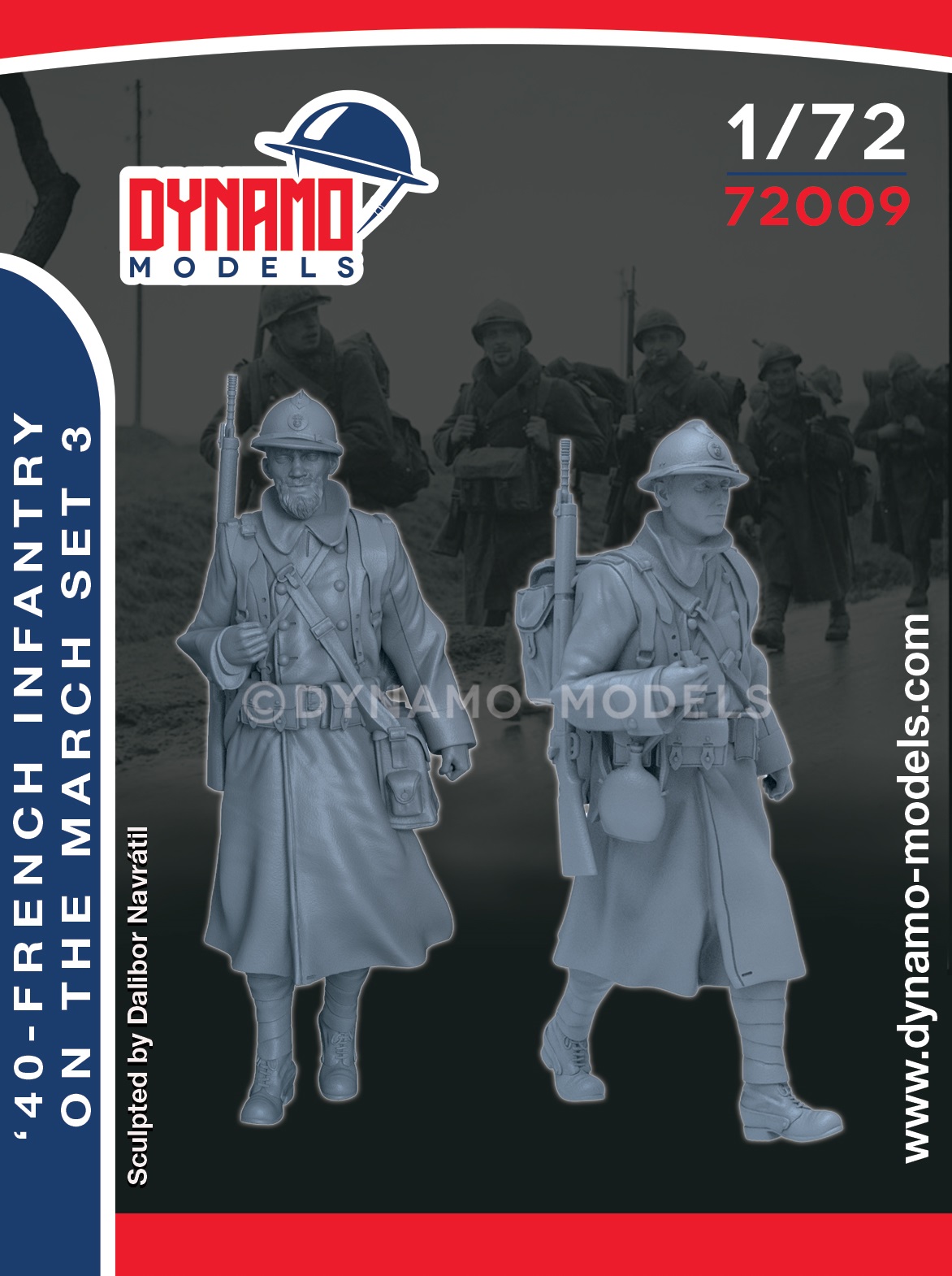 French Infantry Marching - France 1940 - set 3