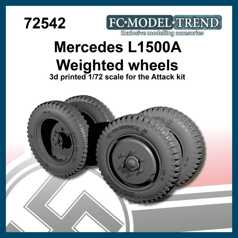 Mercedes L1500A weighted wheels (ATT)