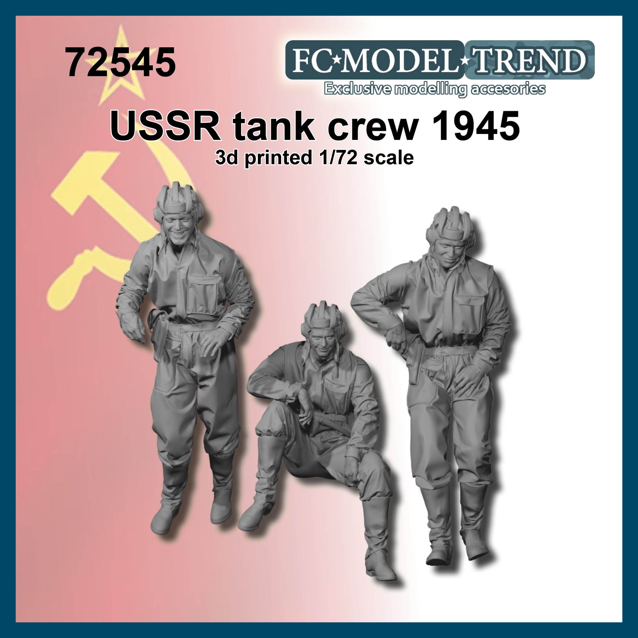 WW2 Soviet tank crew - late - Click Image to Close
