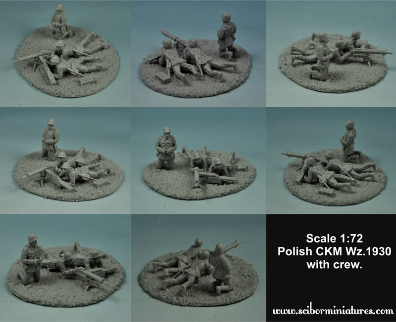 Polish CKM Wz.1930 with Crew - set 01