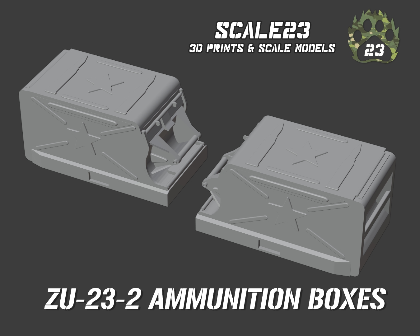 ZU-23-2 ammunition box (2pc)