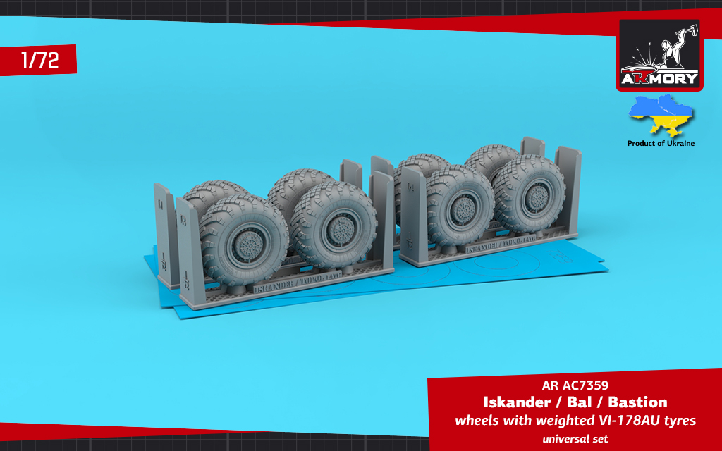 Iskander / Bal / Bastion wheels with VI-178 tyres