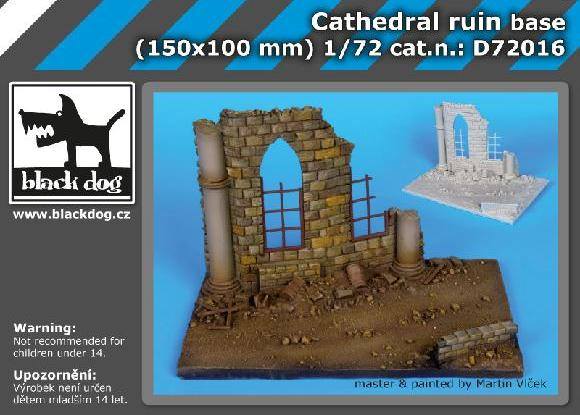 Cathedral ruin base (150x100 mm)