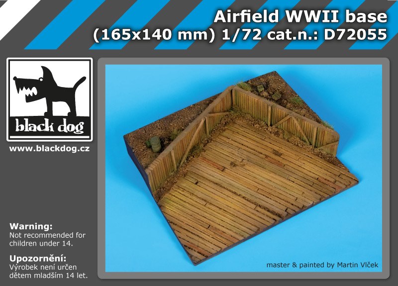 WW2 Airfield base (165x140mm)