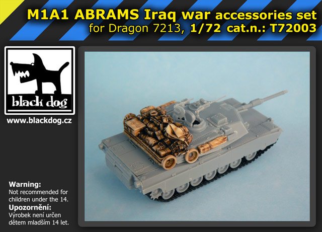 M1A1 Abrams Iraq war accessory set (DRG)
