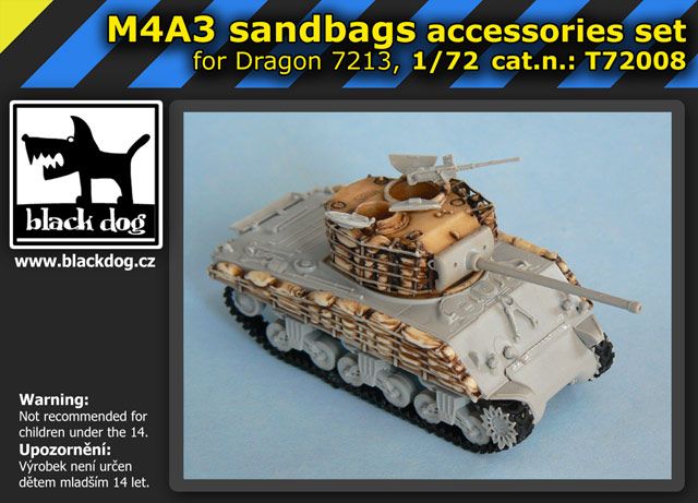 M4A3 Sherman sandbags accessory set (DRG)