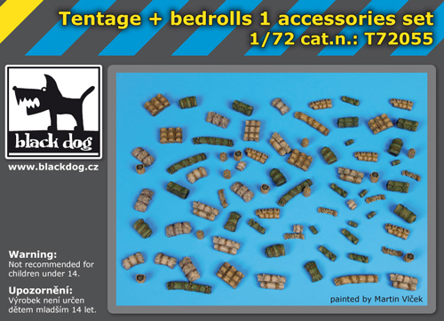 Tentage & bedrolls - set 1 - Click Image to Close