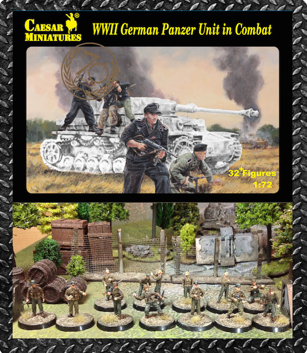 WWII German Panzer Unit in Combat
