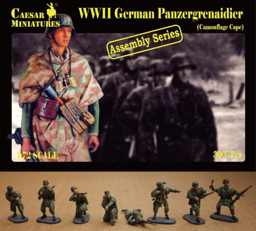 WWII German Panzergrenadier in Zelts