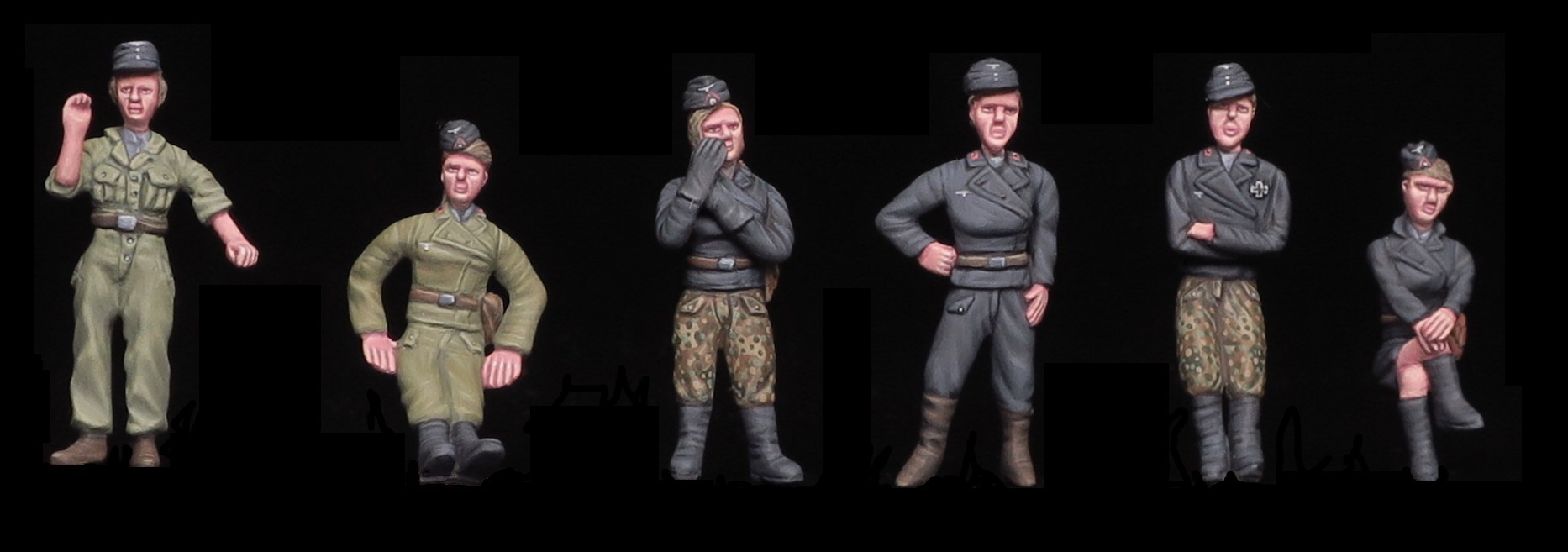 German 1946 tank crew - female - set 1