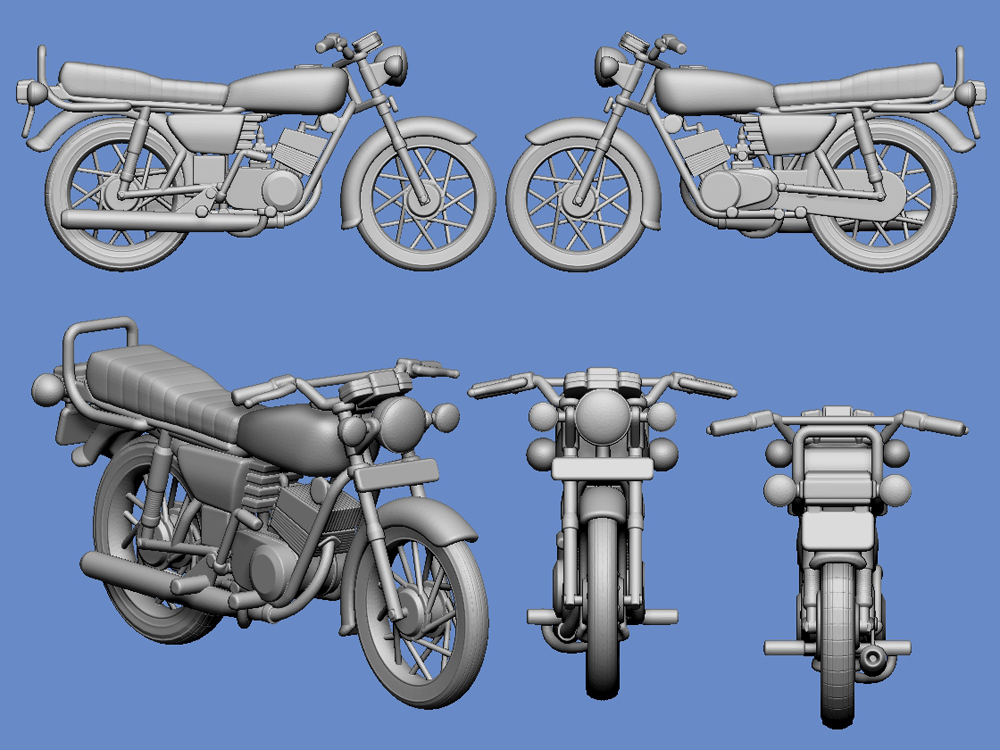 Honda Motorcycle (2pc)