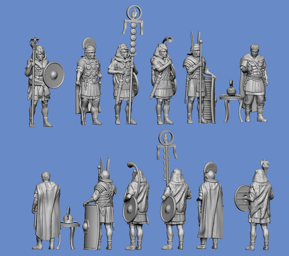 Roman legion command - set 1 - Click Image to Close