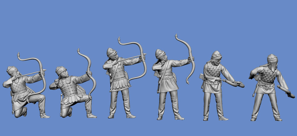 Persian light archers - set 2