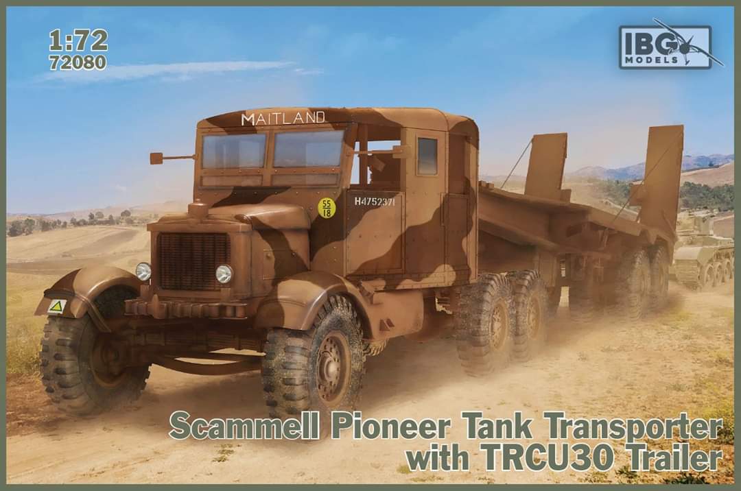 Scammell Pioneer Tank Transporter with TRMU30 Trailer