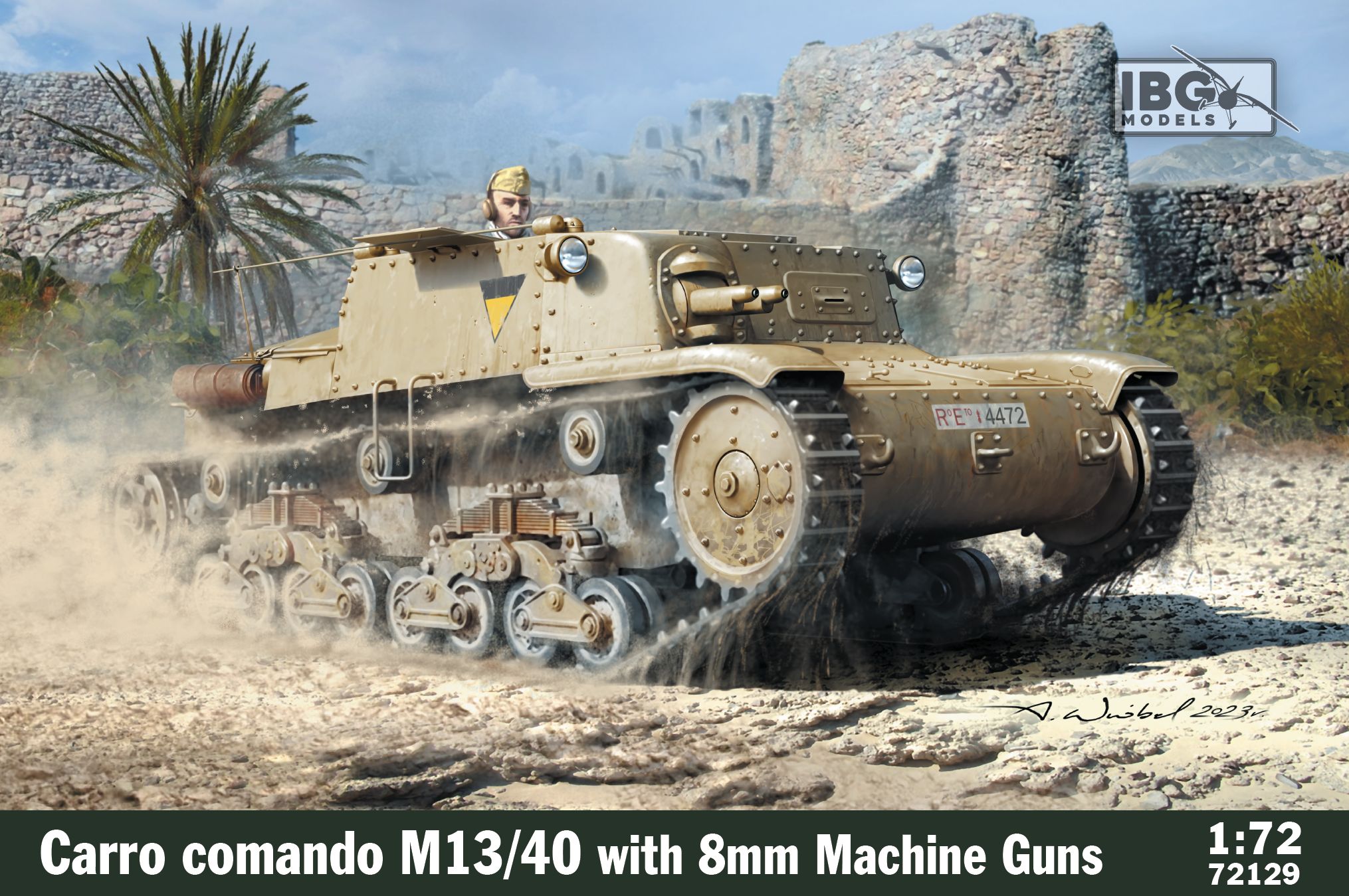 M14/41 Carro Commando with 8mm guns