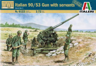 Italian 90/53 Gun & crew