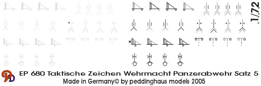 Tactic Signs Wehrmacht - AT Units