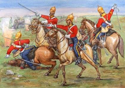 Crimean war British heavy dragoons