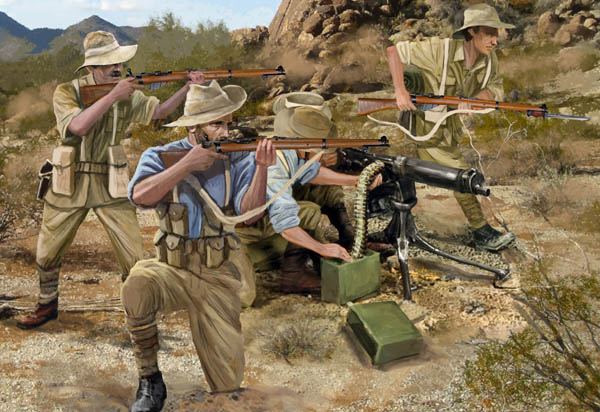 WW1 Australian Camel Corps Dismounted
