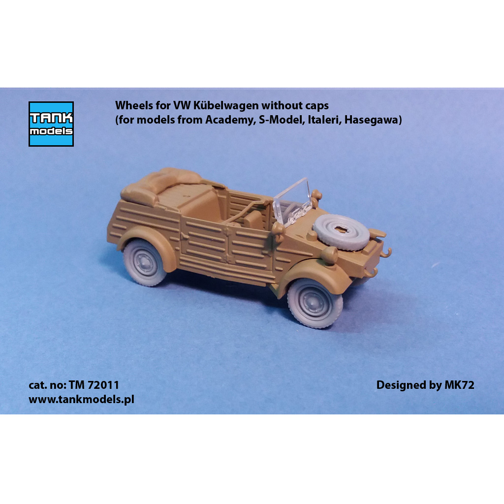 Kübelwagen wheels without hubcabs (ACAD/DRG/IT/HAS/SM)