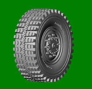 MAN 4x4 wheels "Continental" tyre (REV)