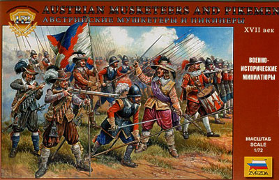 Austrian Musketeers and Pikemen 16-17th Century